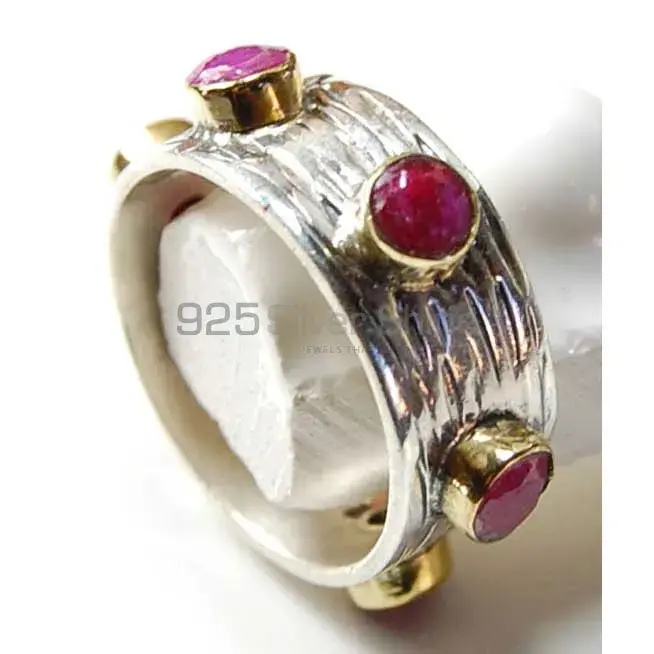 925 Sterling Silver Handmade Rings In Dyed Ruby Gemstone Jewelry 925SR3739_0