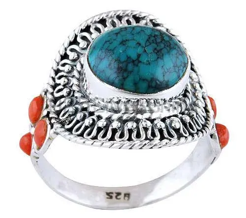 Affordable 925 Sterling Silver Handmade Rings Exporters In Multi Gemstone Jewelry 925SR2935_0