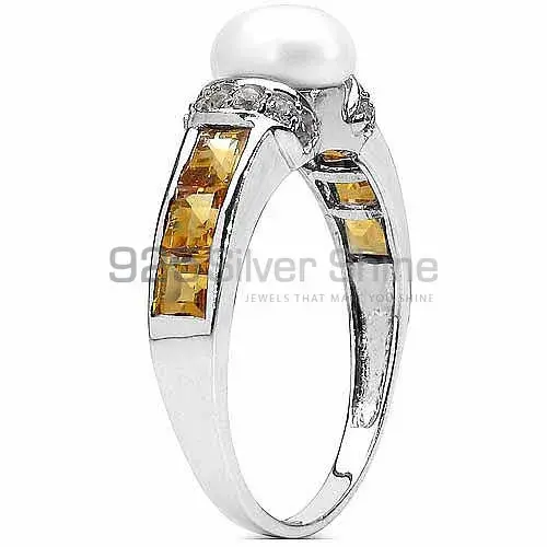 Affordable 925 Sterling Silver Handmade Rings Exporters In Multi Gemstone Jewelry 925SR3093_0