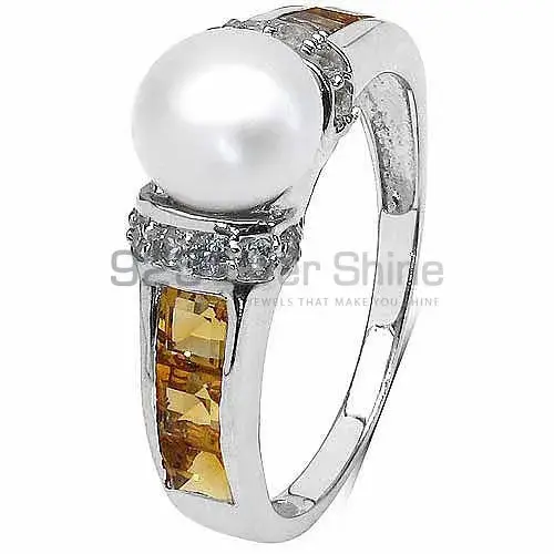 Affordable 925 Sterling Silver Handmade Rings Exporters In Multi Gemstone Jewelry 925SR3093_1