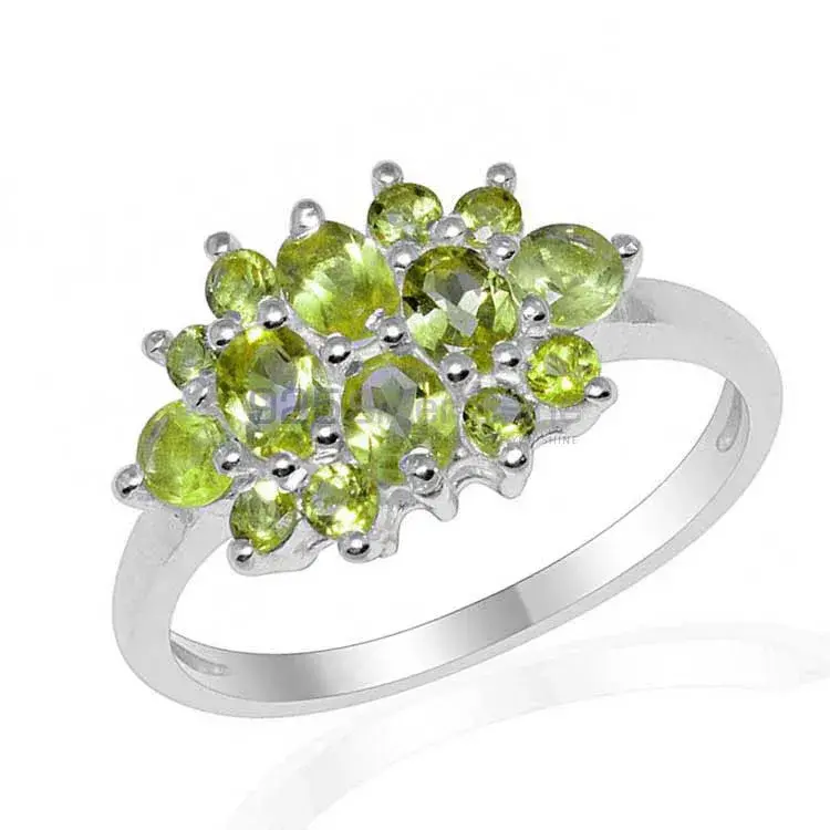 Affordable 925 Sterling Silver Handmade Rings Exporters In Peridot Gemstone Jewelry 925SR1674_0