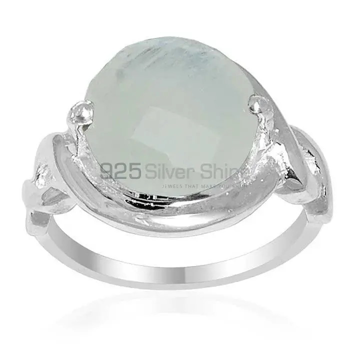 Affordable 925 Sterling Silver Handmade Rings Exporters In Rainbow Moonstone Jewelry 925SR1595