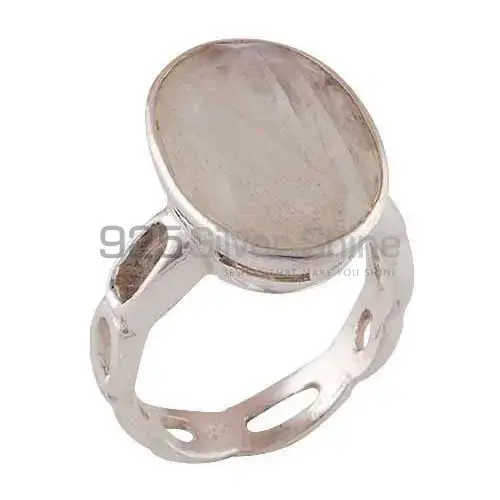 Affordable 925 Sterling Silver Handmade Rings Exporters In Rainbow Moonstone Jewelry 925SR3933