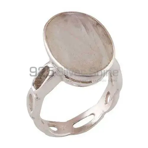 925 Sterling Silver Handmade Rings In Rainbow Moonstone Jewelry 925SR3933_0