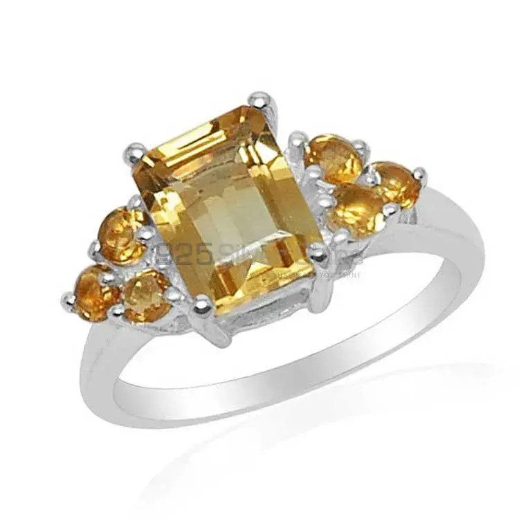 Affordable 925 Sterling Silver Handmade Rings Manufacturer In Citrine Gemstone Jewelry 925SR1580_0