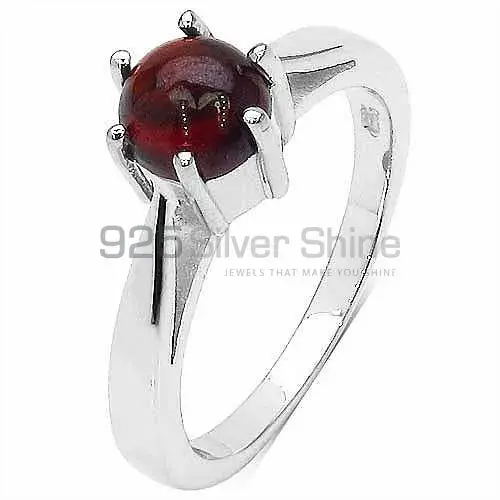Garnet Gemstone Sterling Silver Rings Jewelry 925SR3157