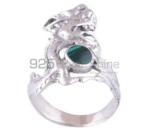 Affordable 925 Sterling Silver Handmade Rings Manufacturer In Malachite Gemstone Jewelry 925SR2841_0
