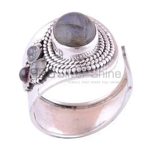 Affordable 925 Sterling Silver Handmade Rings Manufacturer In Multi Gemstone Jewelry 925SR2999