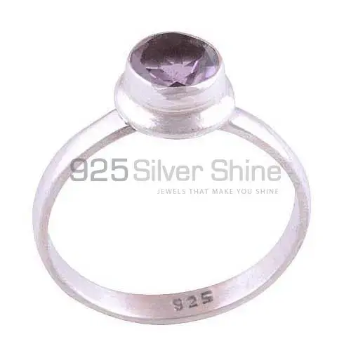 Sterling Silver Amethyst February Birthstone Rings 925SR3498