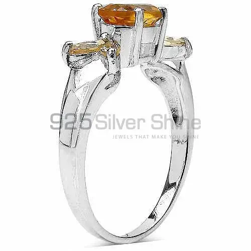 925 Sterling Silver Handmade Rings In Citrine Gemstone Jewelry 925SR3167_2
