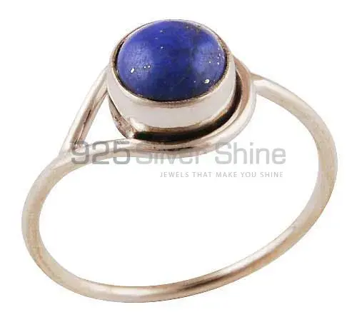 Affordable 925 Sterling Silver Handmade Rings Suppliers In Lapis Lazuli Gemstone Jewelry 925SR2851