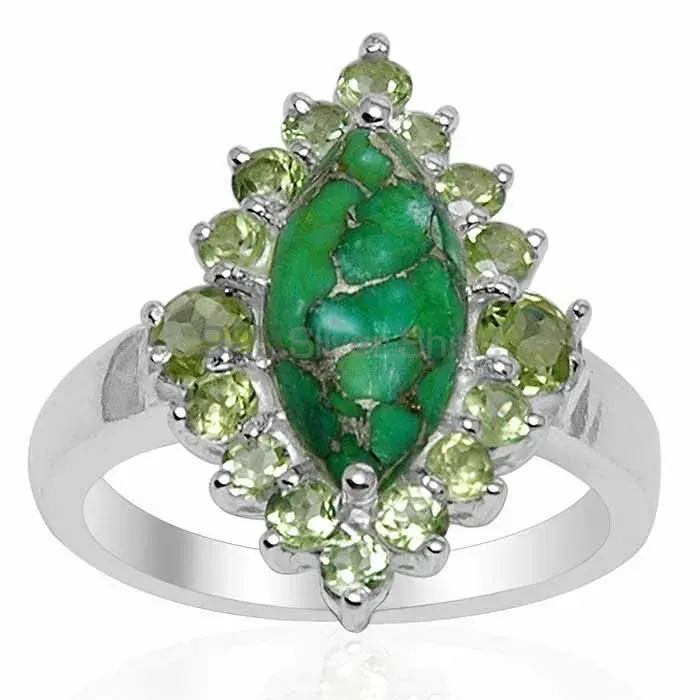 925 Sterling Silver Handmade Rings In Multi Gemstone Jewelry 925SR1511_0