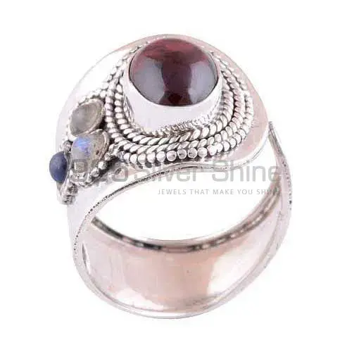 Affordable 925 Sterling Silver Handmade Rings Suppliers In Multi Gemstone Jewelry 925SR3009_0