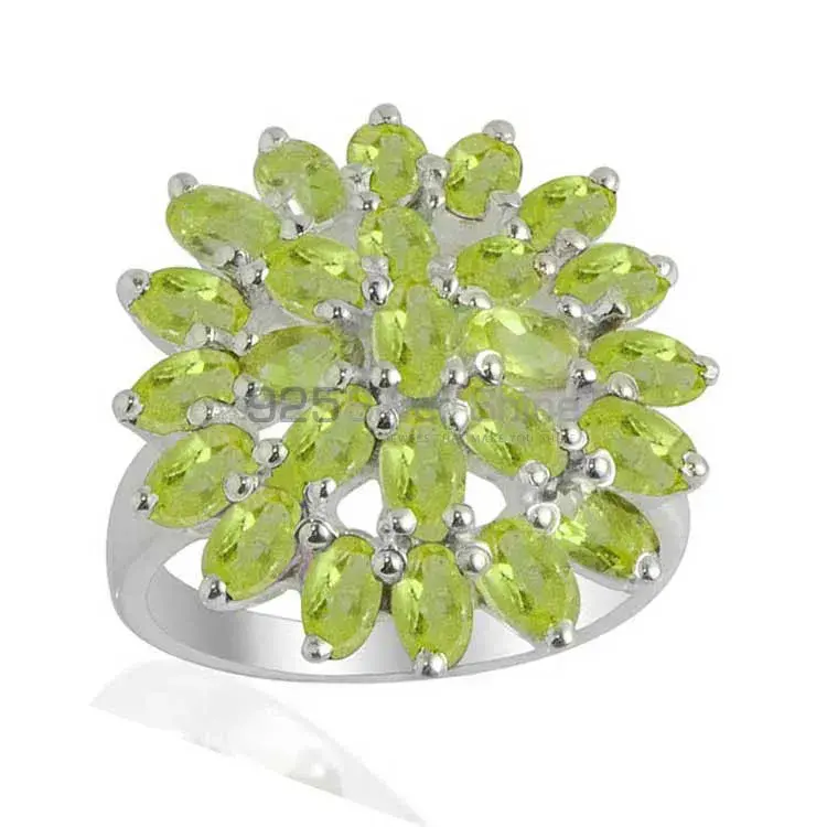 Affordable 925 Sterling Silver Handmade Rings Suppliers In Peridot Gemstone Jewelry 925SR2131_0
