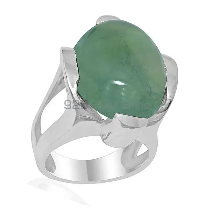 Affordable 925 Sterling Silver Handmade Rings Suppliers In Prehnite Gemstone Jewelry 925SR1894_0