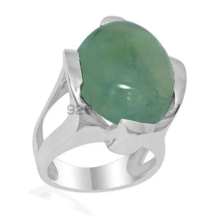 925 Sterling Silver Handmade Rings In Prehnite Gemstone Jewelry 925SR1894_1