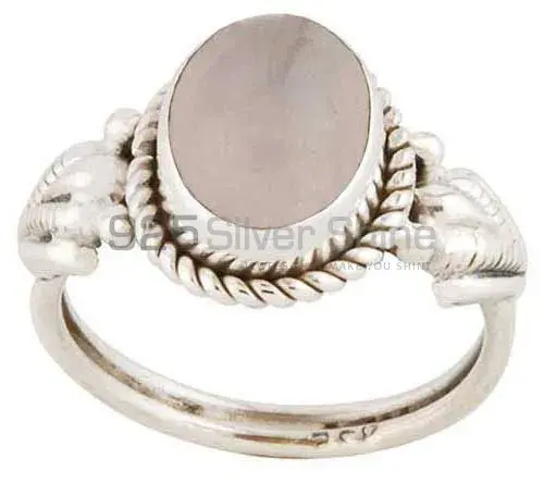 Affordable 925 Sterling Silver Handmade Rings In Rose Quartz Gemstone Jewelry 925SR2772_0
