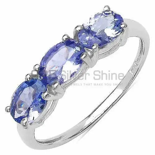 925 Sterling Silver Handmade Rings In Tanzanite Gemstone Jewelry 925SR3261_0