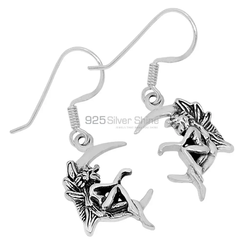925 Sterling Silver Oxidized Earrings 925SE2883_1