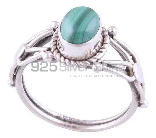 925 Sterling Silver Rings In Malachite Gemstone Jewelry 925SR2757_1