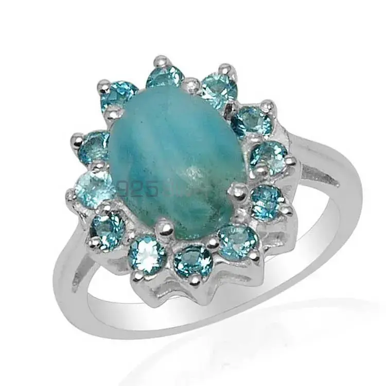 925 Sterling Silver Rings In Multi Gemstone Jewelry 925SR1496_1