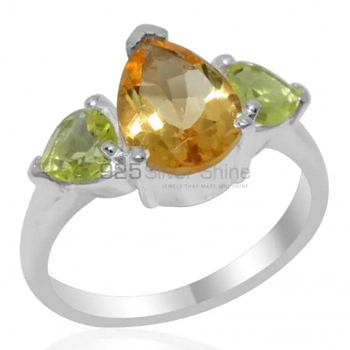 Affordable 925 Sterling Silver Rings In Multi Gemstone Jewelry 925SR2037