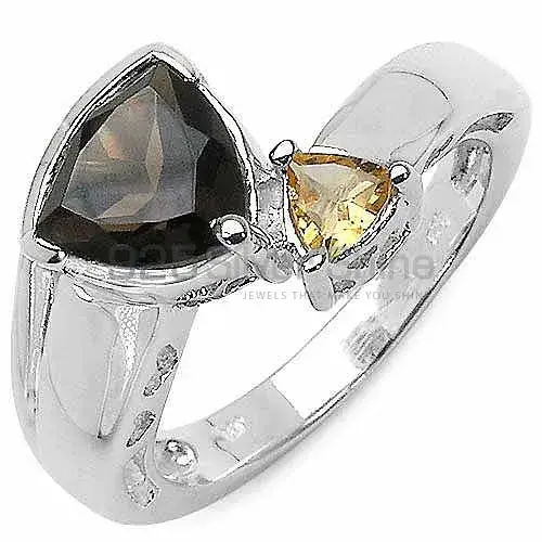 Affordable 925 Sterling Silver Rings In Multi Gemstone Jewelry 925SR3152