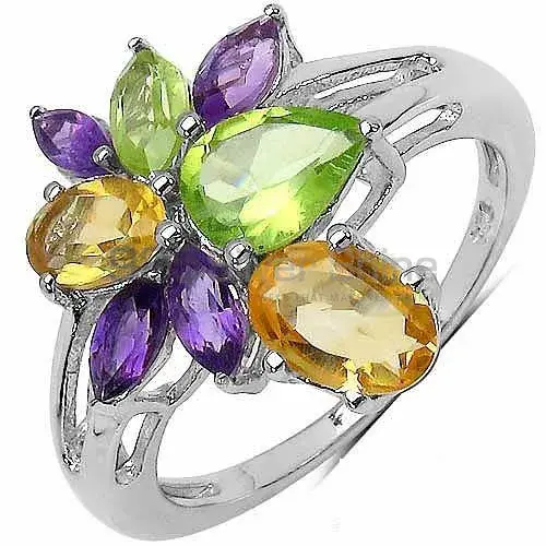 Affordable 925 Sterling Silver Rings In Multi Gemstone Jewelry 925SR3325
