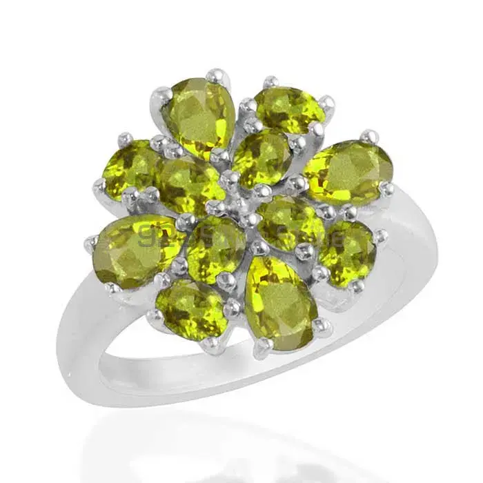 925 Sterling Silver Rings In Peridot Gemstone Jewelry 925SR1733_1