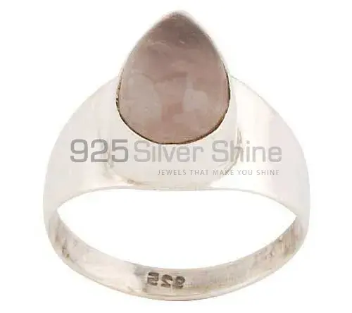 Affordable 925 Sterling Silver Rings In Rose Quartz Gemstone Jewelry 925SR2836_0