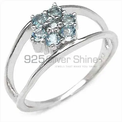 Affordable 925 Sterling Silver Rings Wholesaler In Blue Topaz Gemstone Jewelry 925SR3162_0