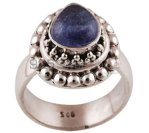 Affordable 925 Sterling Silver Rings Wholesaler In Lapis Gemstone Jewelry 925SR2925