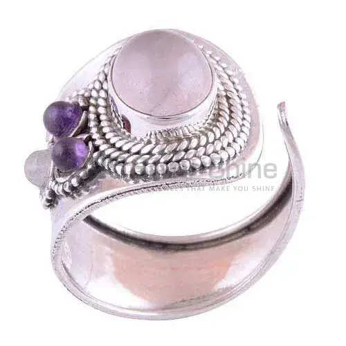 Affordable 925 Sterling Silver Rings Wholesaler In Multi Gemstone Jewelry 925SR3004