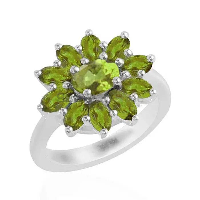 925 Sterling Silver Rings In Peridot Gemstone Jewelry 925SR1743_0
