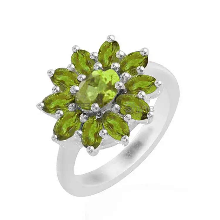 Affordable 925 Sterling Silver Rings Wholesaler In Peridot Gemstone Jewelry 925SR1743_0