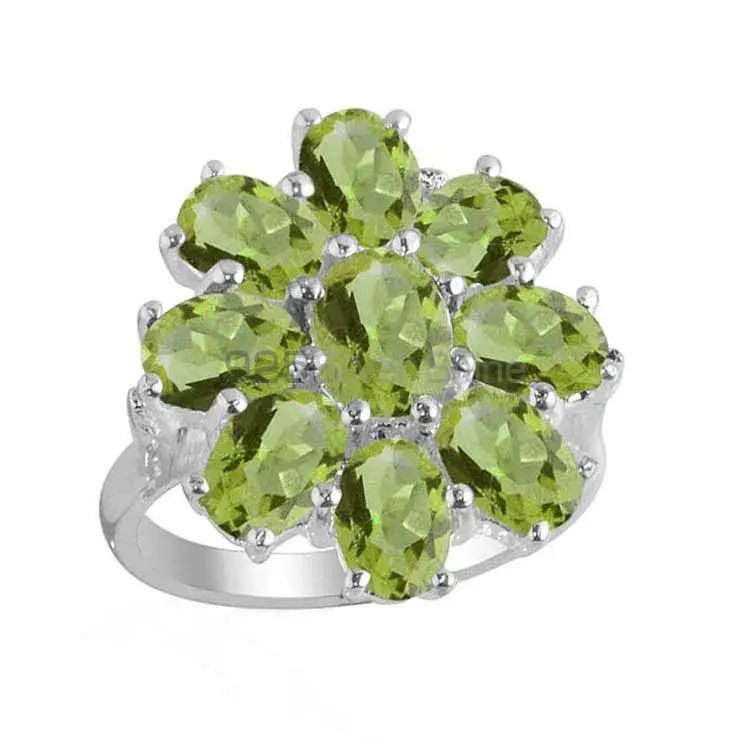 Affordable 925 Sterling Silver Rings Wholesaler In Peridot Gemstone Jewelry 925SR2126_0