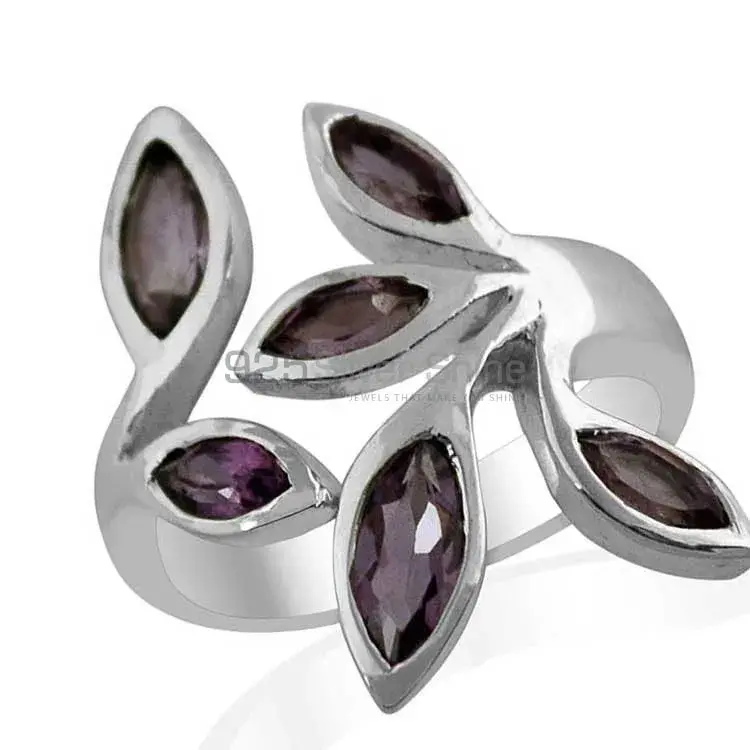 Affordable 925 Sterling Silver Rings Wholesaler In Smoky Quartz Gemstone Jewelry 925SR1427_0