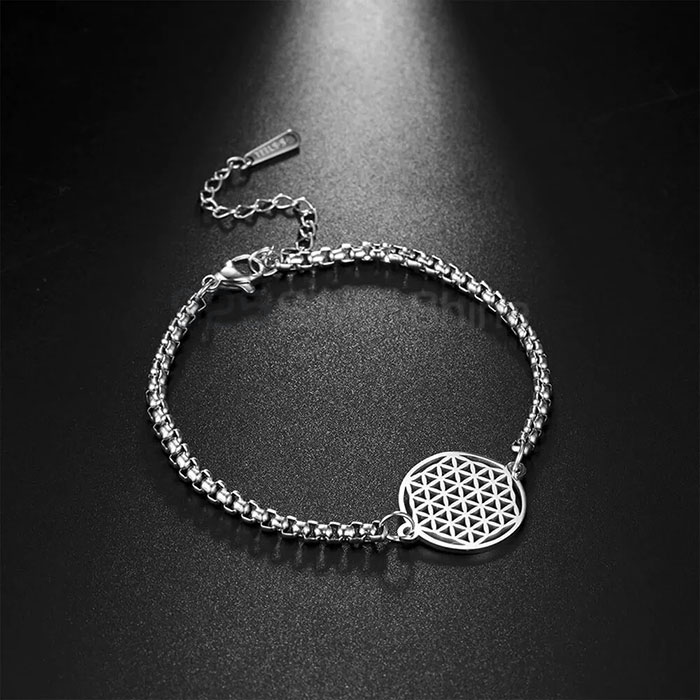Geometric Bracelet In Sterling Silver GMMB280
