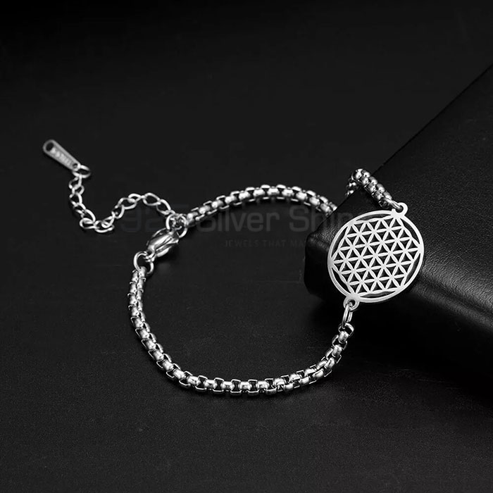 Affordable Geometric Bracelet In Sterling Silver GMMB280_1