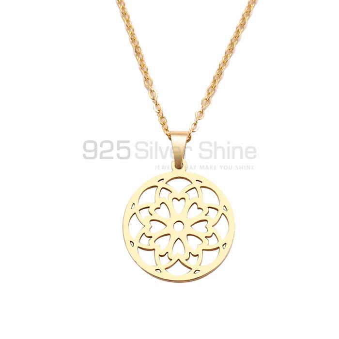Affordable Geometric Necklace In Sterling Silver GMMN294