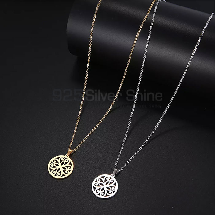 Affordable Geometric Necklace In Sterling Silver GMMN294_1