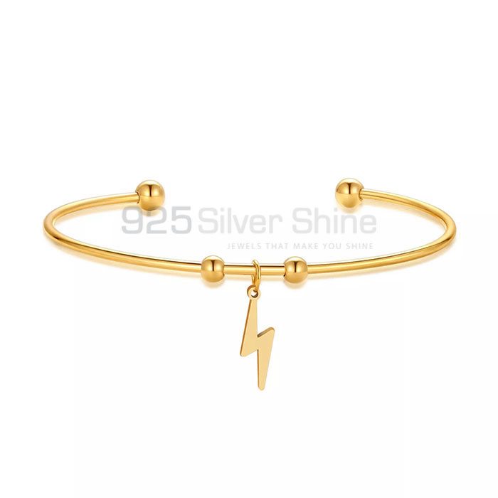 Affordable Lightening Charm Cuff Bangle Bracelet LGMB343