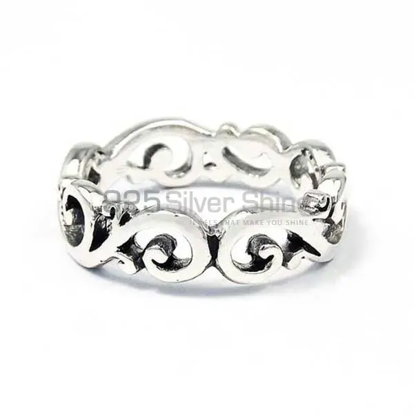 Plain 925 Silver Rings Jewelry 925SR2698_1