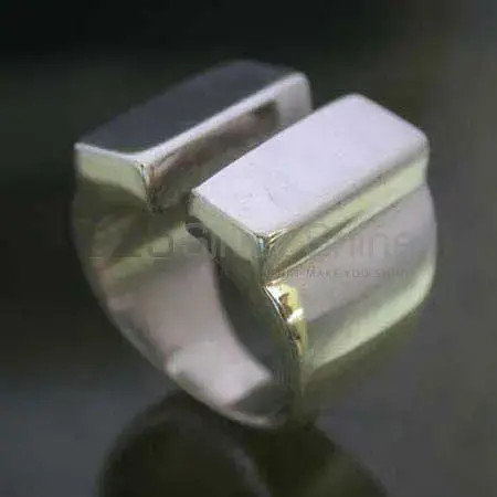 Plain Sterling Silver Rings Jewelry 925SR2470_0