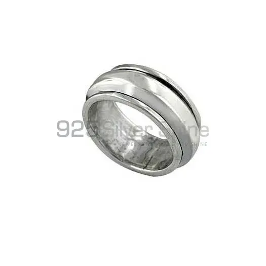 Plain Sterling Silver Rings Jewelry 925SR2665_0