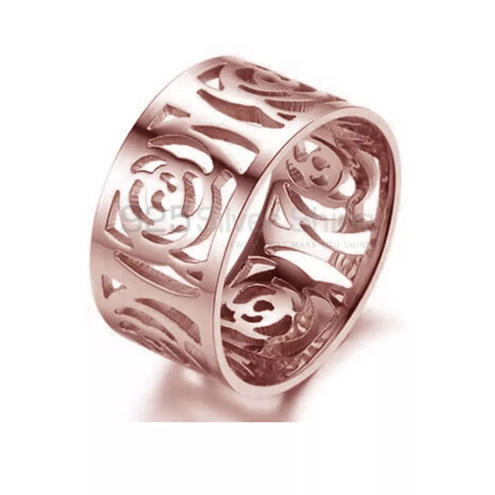 Affordable Sterling Silver Flower Ring For Women's FWMR241_1