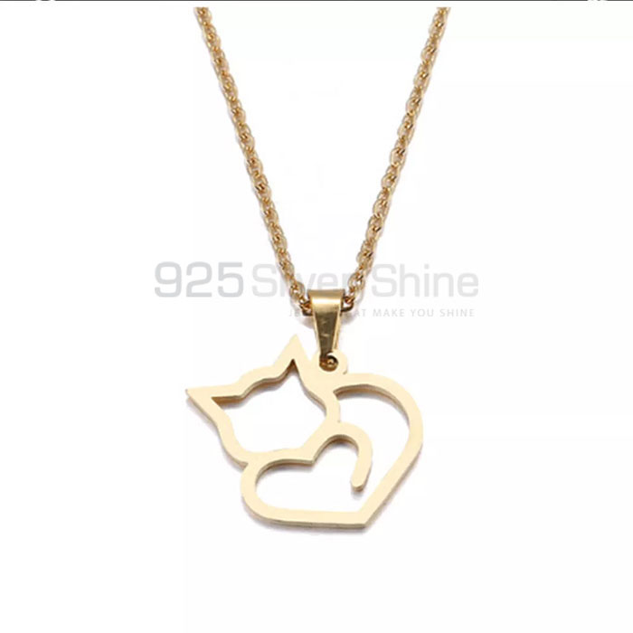 Alpaca Necklace, Best Design Animal Minimalist Necklace In 925 Sterling Silver AMN204