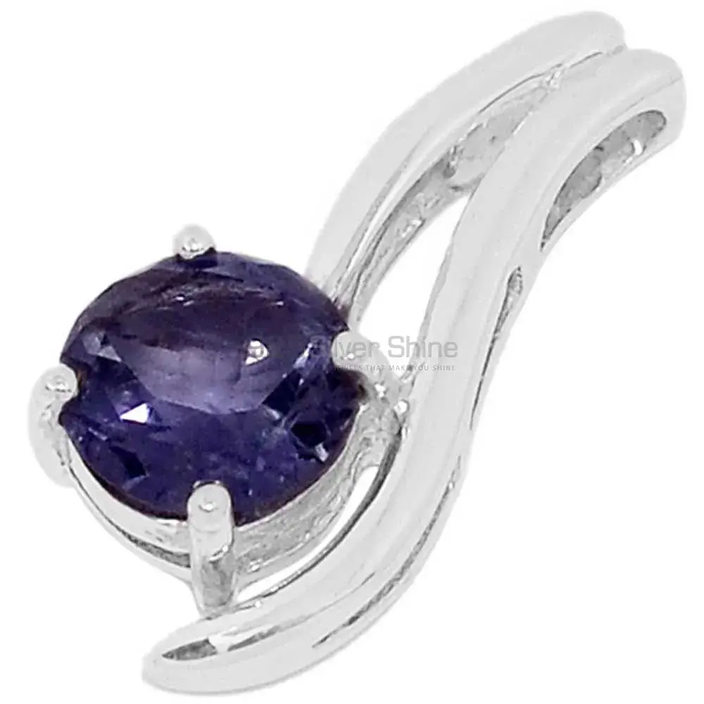 Amethyst Gemstone Pendants Suppliers In 925 Fine Silver Jewelry 925SSP308-2_0