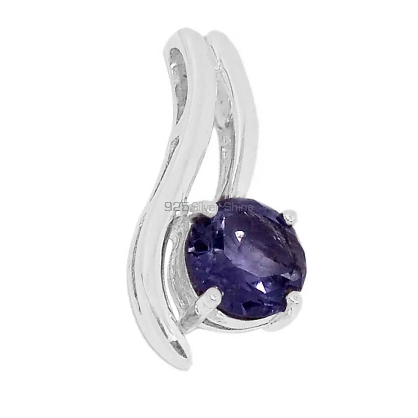 Amethyst Gemstone Pendants Suppliers In 925 Fine Silver Jewelry 925SSP308-2_1