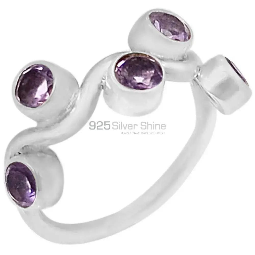 Amethyst Gemstone Ring In 925 Silver 925SR070-5